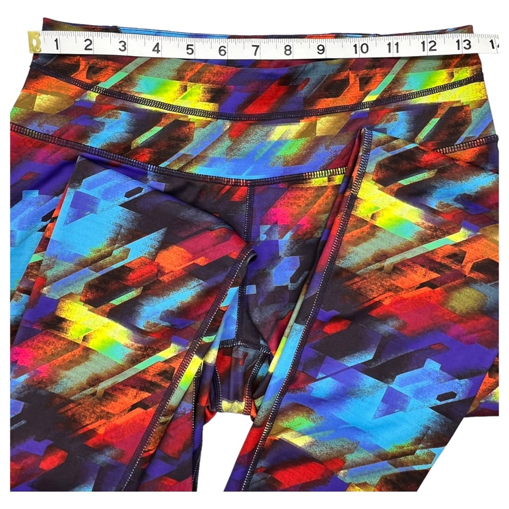 ATHLETA Size Small Compression Leggings Colorburst Sonar Leggings Multicolor - Picture 6 of 10